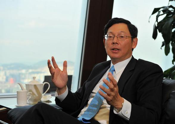 香港金管局總裁陳德霖：內地是香港最有利的發展腹地