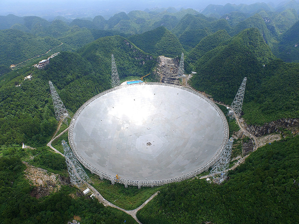 探訪“中國天眼”——世界上口徑最大的單天線射電望遠鏡